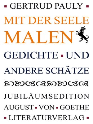 cover image of Mit der Seele malen